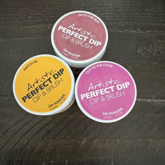 Gelish Soak off Acrylic Powder Nail Polish DIP Manicure Set Color Kit 5 Colors - Picture 3 of 4